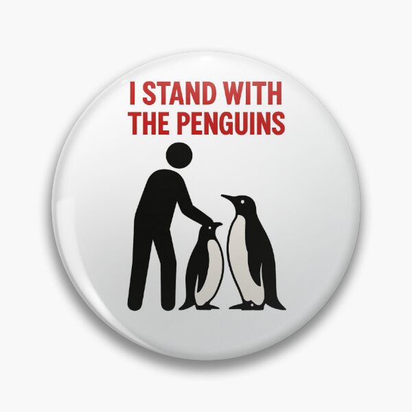 Item preview, I Stand With The Penguins designed and sold by Miaukeru.