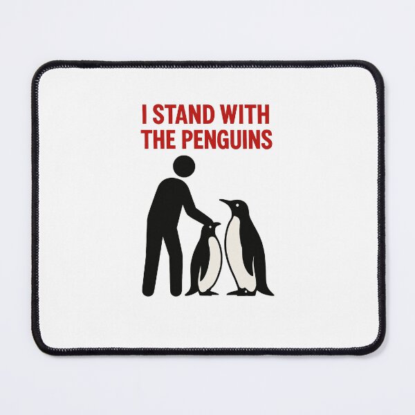 Item preview, I Stand With The Penguins designed and sold by Miaukeru.