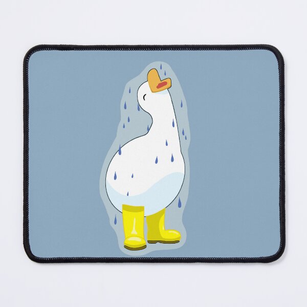 Item preview, Duck in rainboots, rain designed and sold by UnintelligibleSpeaker_chey.