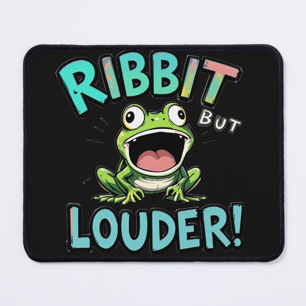 Item preview, Ribbit Louder - Hilarious Frog Cartoon for Amphibian Fans designed and sold by latelierdechris.