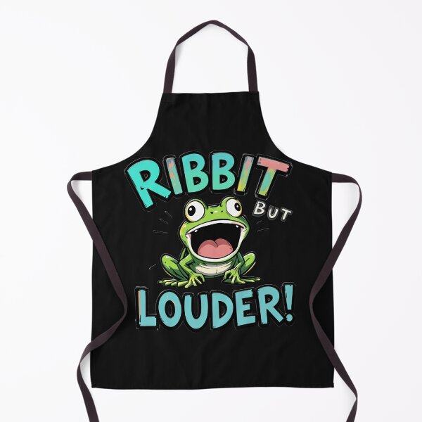 Item preview, Ribbit Louder - Hilarious Frog Cartoon for Amphibian Fans designed and sold by latelierdechris.