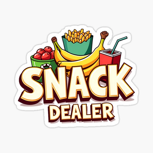 Item preview, Snack dealer color designed and sold by Bezographic.