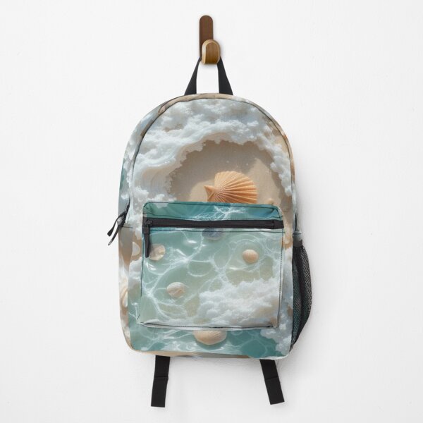 Item preview, Waves gently wash over a sandy beach designed and sold by InezPhotography.