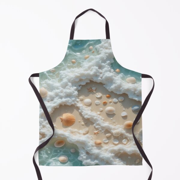 Item preview, Waves gently wash over a sandy beach designed and sold by InezPhotography.
