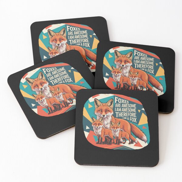 Item preview, Foxes Are Awesome I am Awesome Therefore I am A Fox designed and sold by SurrealArtSzysz.