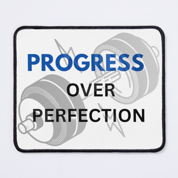 Item preview, Progress Over Perfection – Minimal Motivational Quote Design designed and sold by FannBalady.