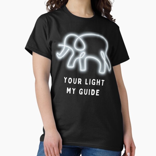 Item preview, your light, my guide MAMA Elephant Mom Shirt | Mother’s Day Gift for Elephant Lover designed and sold by smile-elephant.