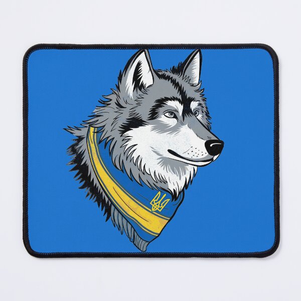 Item preview, Ukrainian Wolf Symbol, Strong and Proud Pro-Ukraine Art designed and sold by Art2Me.