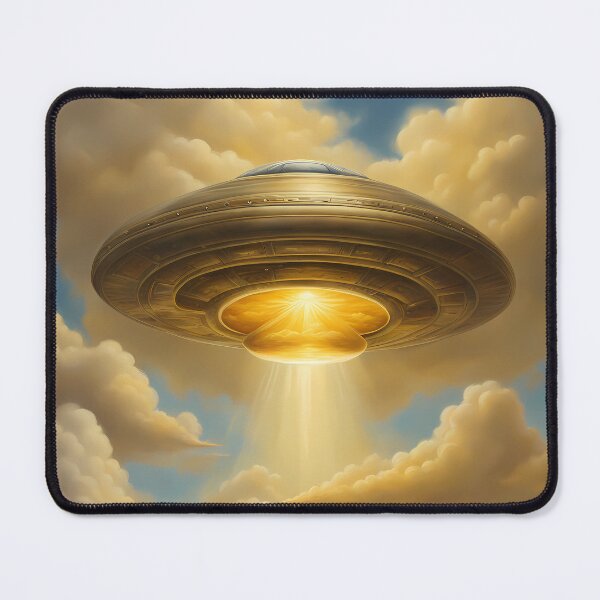 Item preview, Golden UFO designed and sold by CalmnessbyChoice.