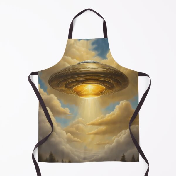 Item preview, Golden UFO designed and sold by CalmnessbyChoice.
