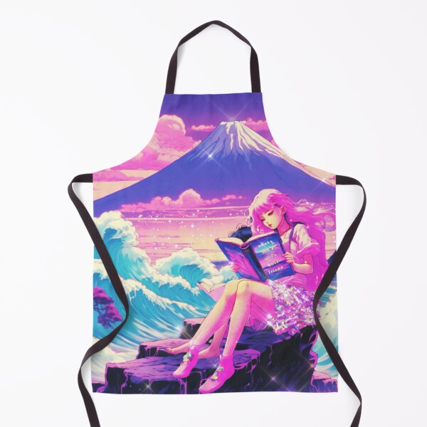 Item preview, Books are a girl's best friend (Lofi Fujiyama Edition) designed and sold by asanaworld.