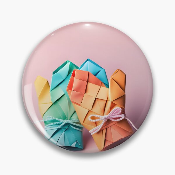 Item preview, Origami Art - The Mittens That Wouldn't Let Go designed and sold by ArtfulFolds.