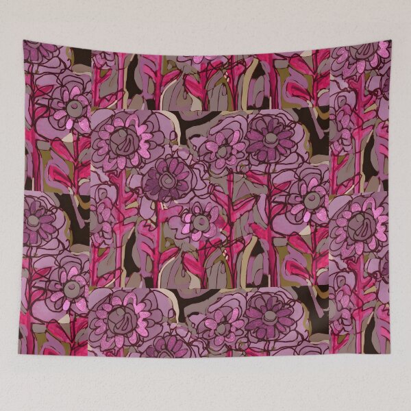 Item preview, Digital Doppleganger. Magenta flower patch designed and sold by bekki smith.