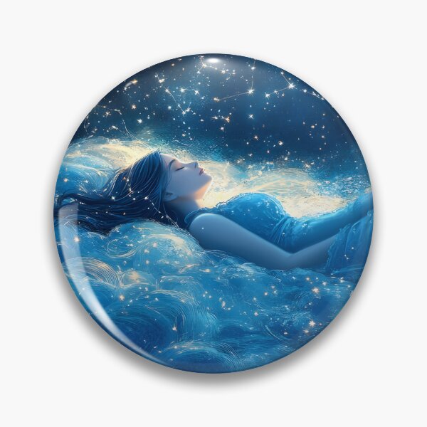 Item preview, A peaceful figure lying under a glowing canopy of stars, where constellations form symbols of eternal love in the heavens above. designed and sold by wonderisland.