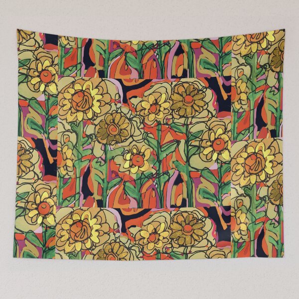Item preview, Digital Doppleganger. Juicy flower patch designed and sold by bekki smith.
