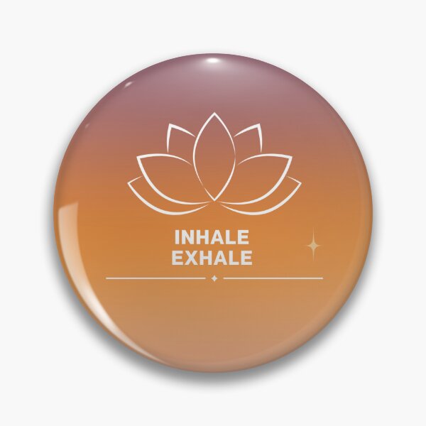 Item preview, reminder to breathe - inhale exhale  designed and sold by ADHD-powered-hippie.