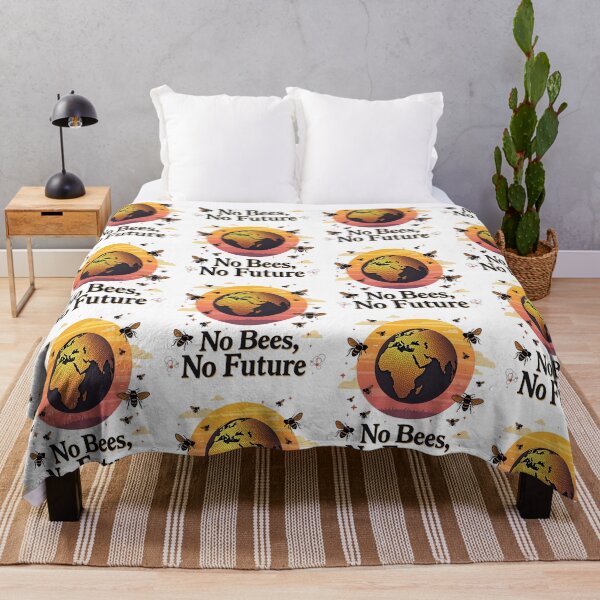 Item preview, No Bees No Future Eco Awareness designed and sold by Taans-Creation.