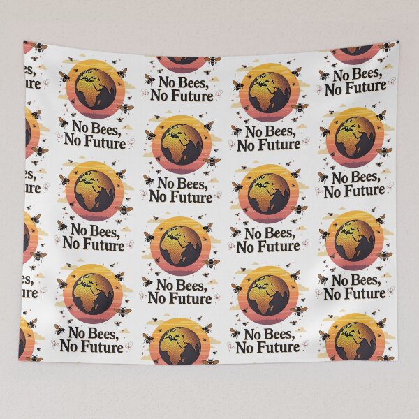 Item preview, No Bees No Future Eco Awareness designed and sold by Taans-Creation.