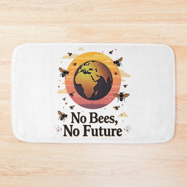 Item preview, No Bees No Future Eco Awareness designed and sold by Taans-Creation.