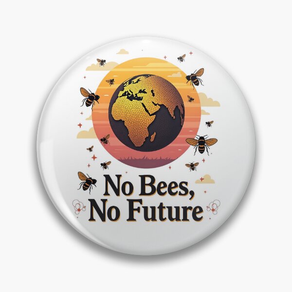Item preview, No Bees No Future Eco Awareness designed and sold by Taans-Creation.