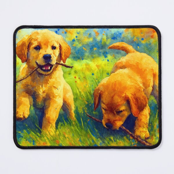 Item preview, Happy Retriever Pups designed and sold by ChrisButler.