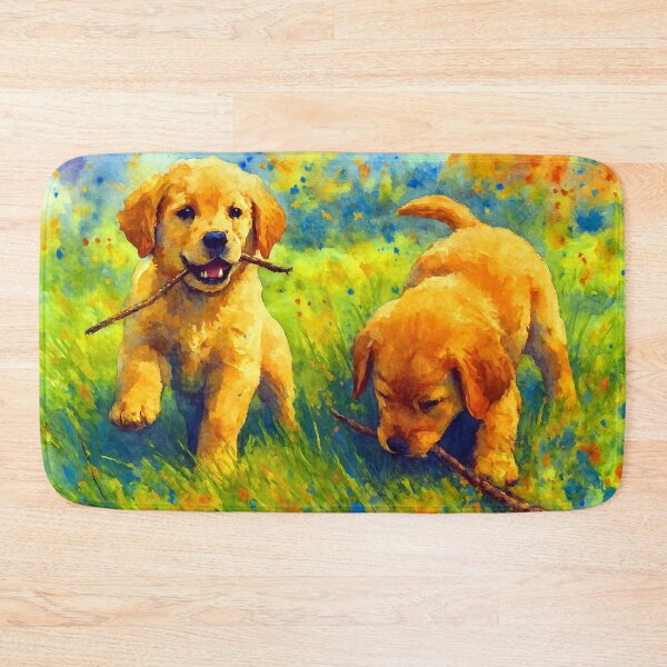 Item preview, Happy Retriever Pups designed and sold by ChrisButler.