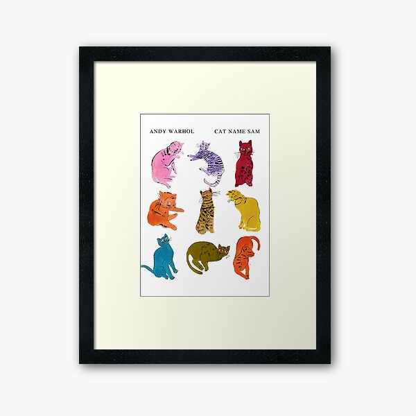 Item preview, Andy Warhol Sam Cat Collage designed and sold by YNTDigitalHouse.