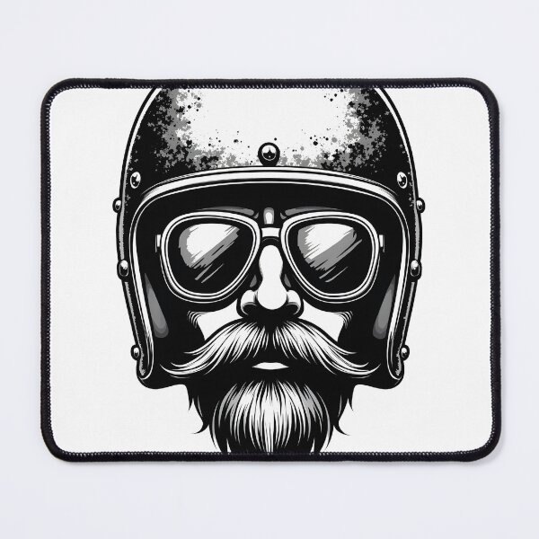 Item preview, Biker Skull Retro Helmet designed and sold by Fab-Haven.