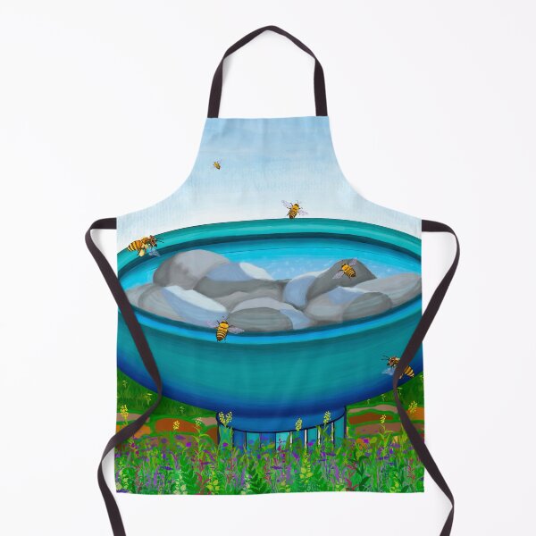 Item preview, Bird Bath, Bees & Flowers designed and sold by AnTartstudios.