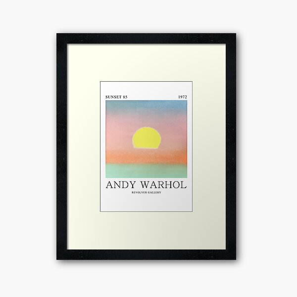 Item preview, Andy Warhol Sunset Poster designed and sold by YNTDigitalHouse.