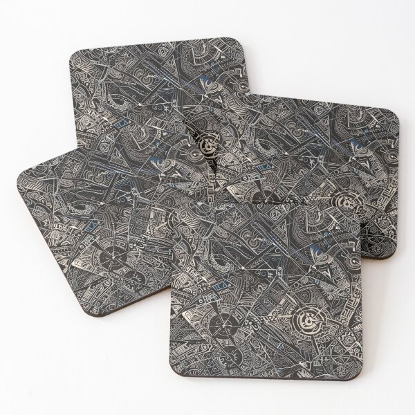 Item preview, Intricate Abstract Geometric Pattern With Circular and Linear Motifs designed and sold by CoolPixels.