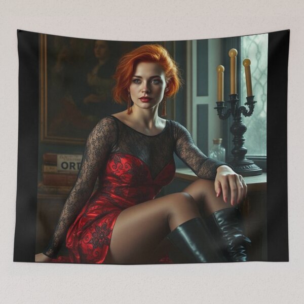Item preview, Ann Katrin in lace and velvet designed and sold by e-not-shop.