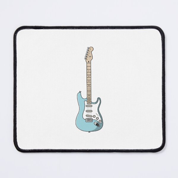 Item preview, Electric Guitar - Daphne Blue designed and sold by thebluewildstudio.