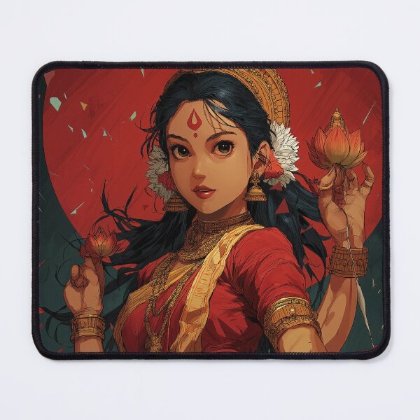 Item preview, Goddess Lakshmi, Hindu Art, Indian Art, Religious Art, Diwali Vaisakhi Gift, Modern Indian Art, Proud Hindu designed and sold by Phulkari Co.