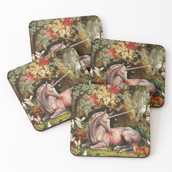 Item preview, Death Of A Unicorn . Unicorn bleeding  designed and sold by Obinne.