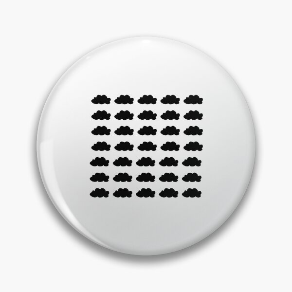 Item preview, Minimalist Black Cloud Silhouettes Pattern - Modern Home Decor designed and sold by Kubala.