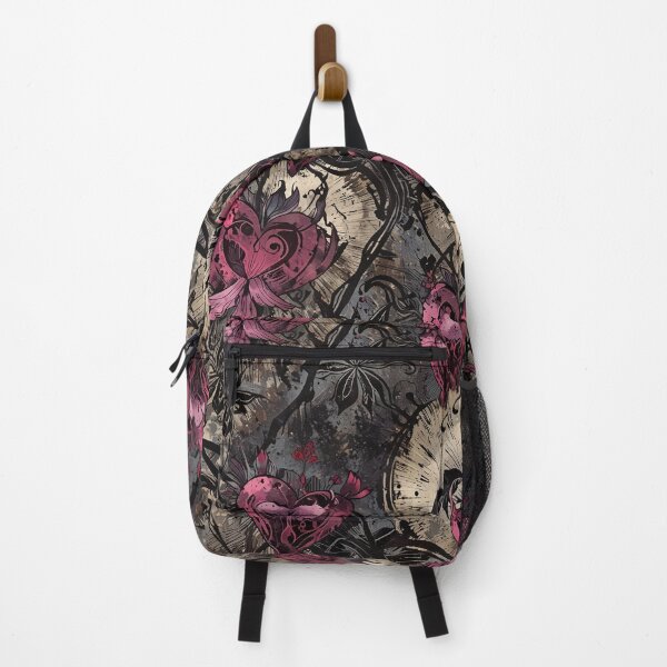 Item preview, Macabre design with hearts floral pattern designed and sold by CoolPixels.