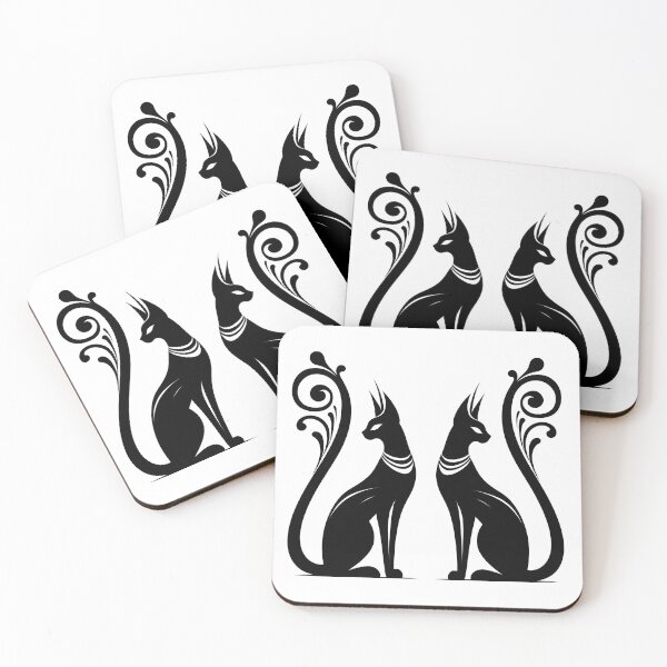 Item preview, "Silhouette Cats" #2 designed and sold by JacquiTaylorArt.