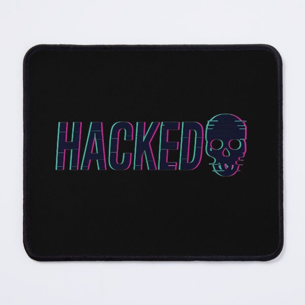 Item preview, HACKED // Digital Intrusion Glitch Skull Design designed and sold by GL1TCH-WEAR.