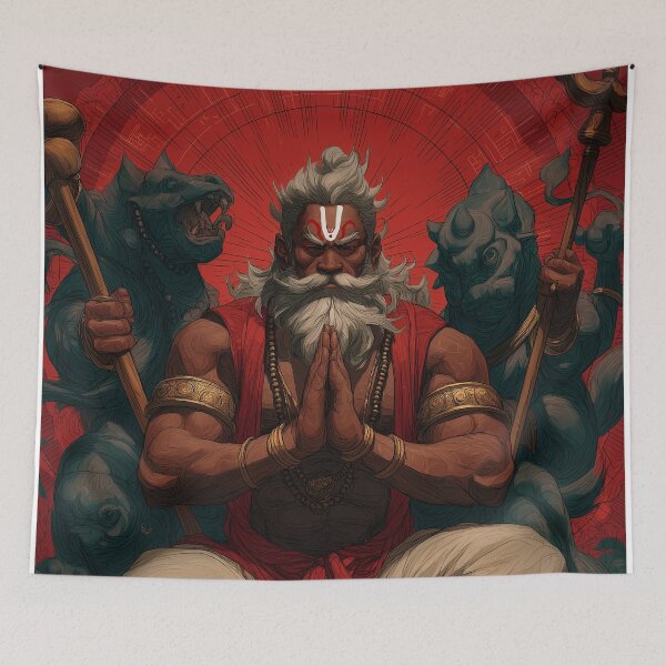 Item preview, Lord Brahma , Hindu Art, Indian Art, Religious Art, Diwali Vaisakhi Gift, Modern Indian Art, Proud Hindu designed and sold by Phulkari Co.