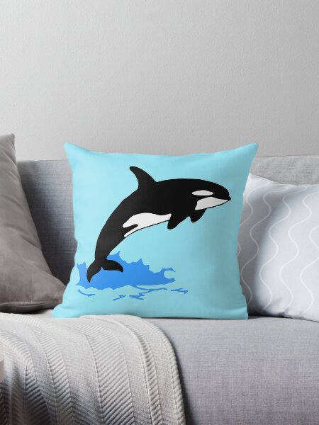Artikel-Vorschau von Killerwal – Orca springt aus dem Wasser, cooles Meerestier für Küstenstimmung, designt und verkauft von donwillisjrart.