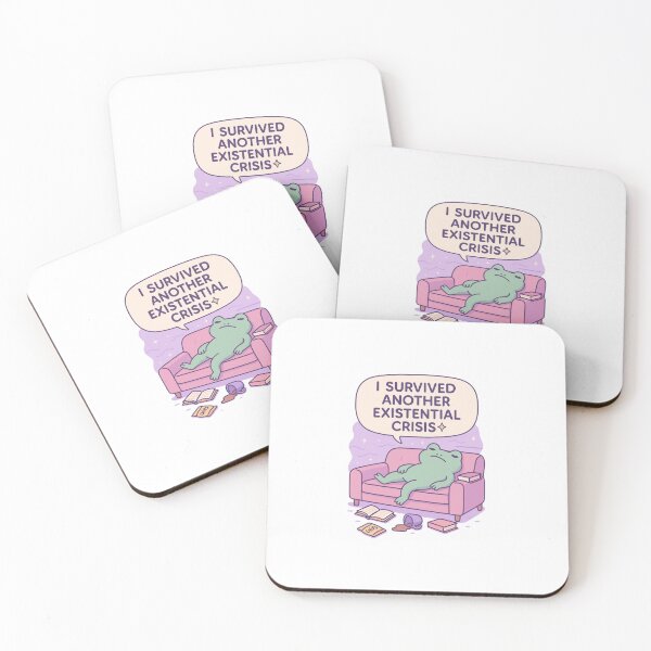 Item preview, I survived another existential crisis designed and sold by Aesthetic Atlas.