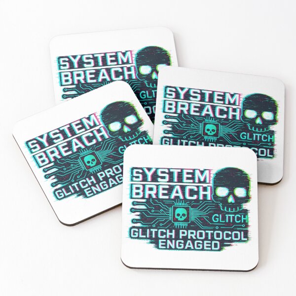 Item preview, SYSTEM BREACH // GL1TCH PROTOCOL Skull Design designed and sold by GL1TCH-WEAR.