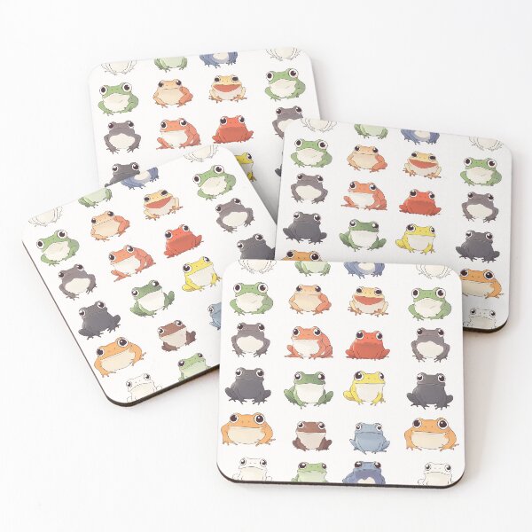 Item preview, Colorful Cartoon Frogs Pattern designed and sold by junkydotcom.