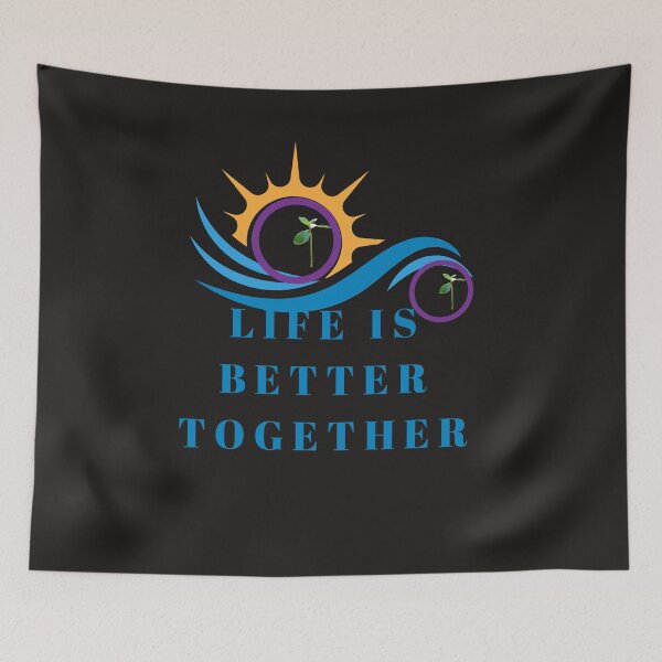 Item preview, LIFE IS BETTER TOGETHER: Custom T-Shirts That Celebrate Connection and Style designed and sold by Mikel-empire.