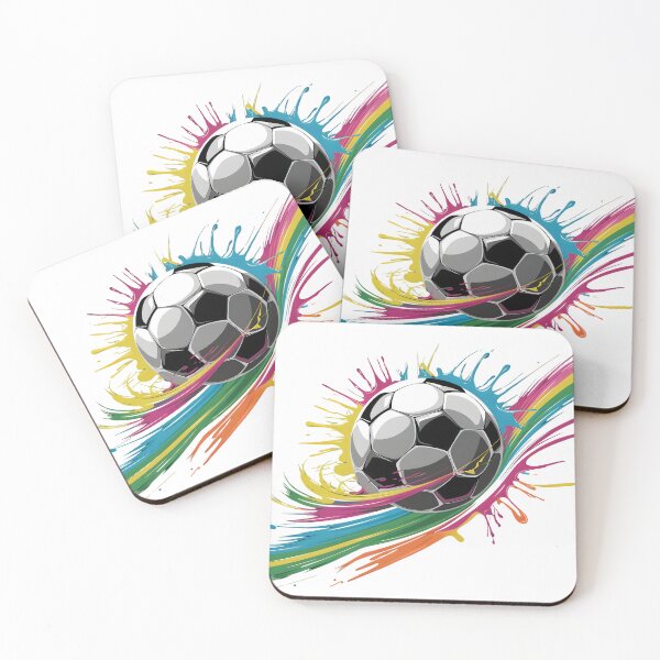Item preview, Colorful Tie Dye Soccer Ball T-Shirt – Neon Scorer Shirt for Soccer Fans, Cool Football Graphic Tee designed and sold by Glow Wind ⭐⭐⭐⭐⭐.