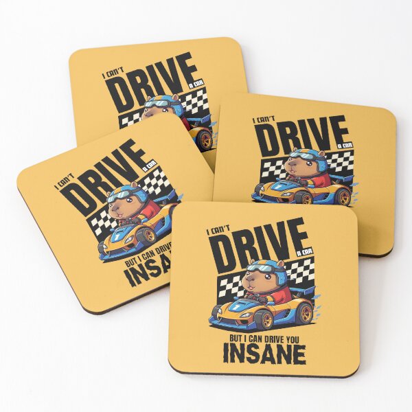 Item preview, Car-pybara I Can't Drive A Car But I can Drive You Insane designed and sold by The magic  Yellow bus.
