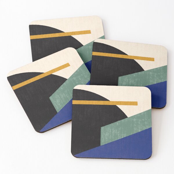 Item preview, Geometric Compo 1 Filet - blue designed and sold by moonlightprint.