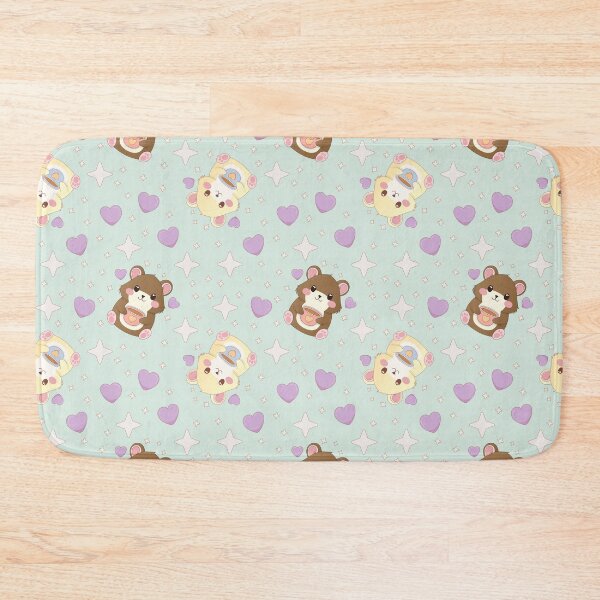Coffee Hamster Delight Bath Mat