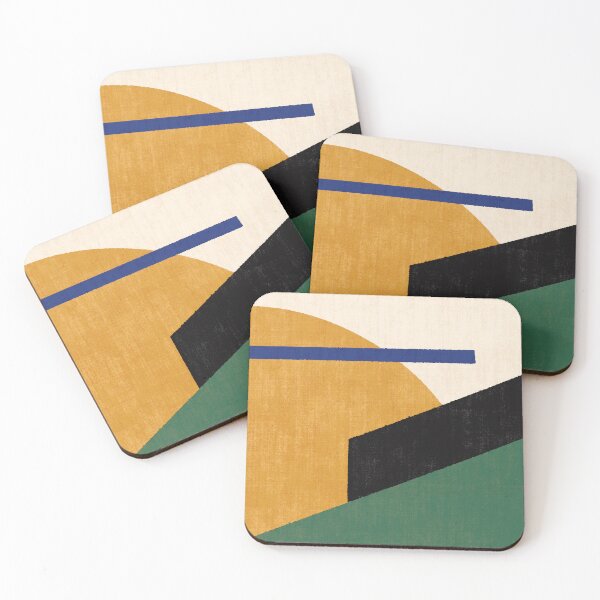 Item preview, Geometric Compo 1 Filet - green designed and sold by moonlightprint.